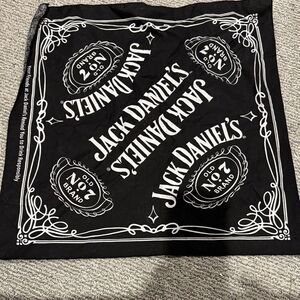 Jack Daniels Black and White Bandana